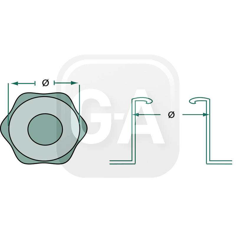 Bouchon de Réservoir - Convient pour Fendt (X810110050000) référence fournisseur 38060007